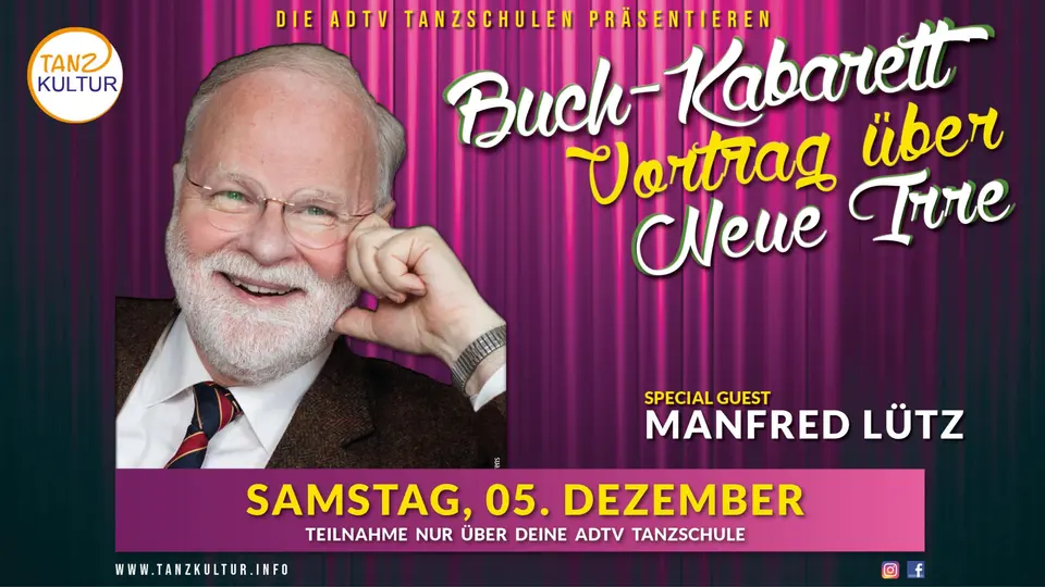 Manfred Lütz heute Sa., 5.12. 20:15 Uhr im Tanzschul-Stream