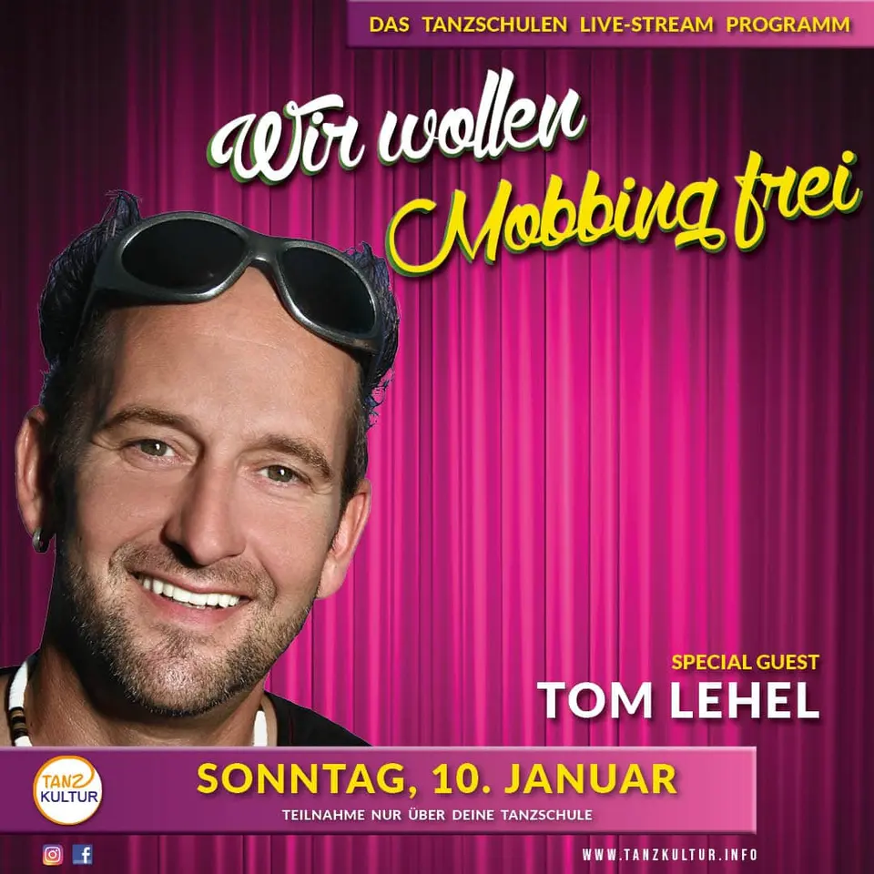 Sonntag, 10. Januar live bei uns! Tom Lehel
