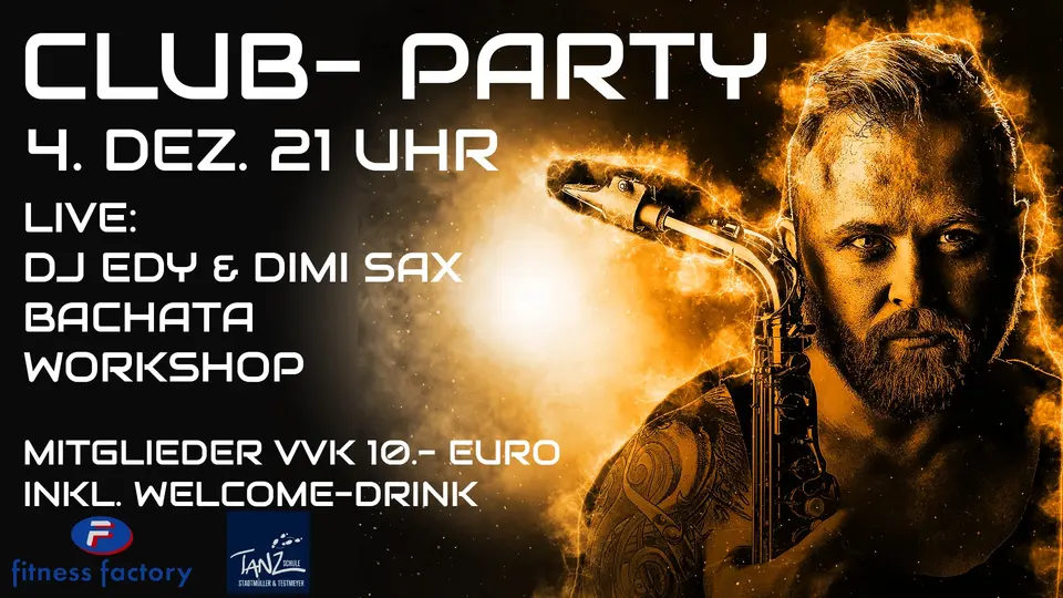 Workshops & Clubparty – 4. Dezember 2021