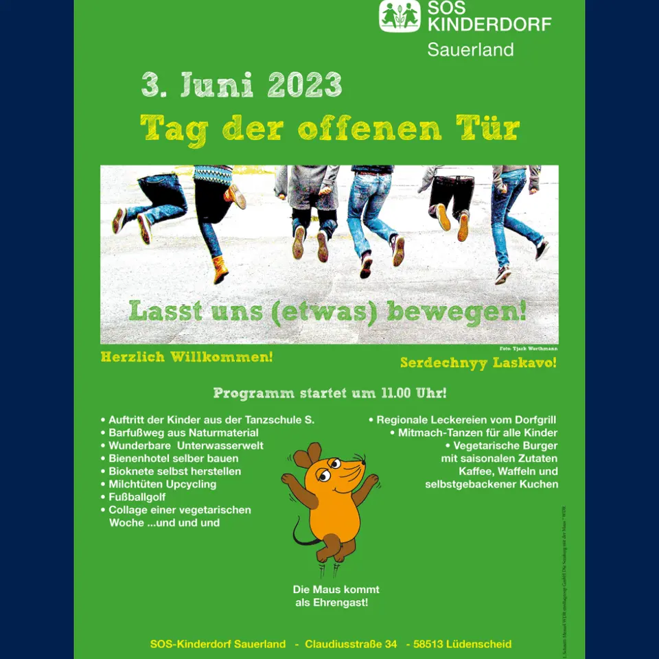 Auftritt beim SOS-Kinderdorf
