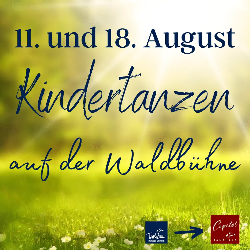 Kindertanzen auf der Waldbühne