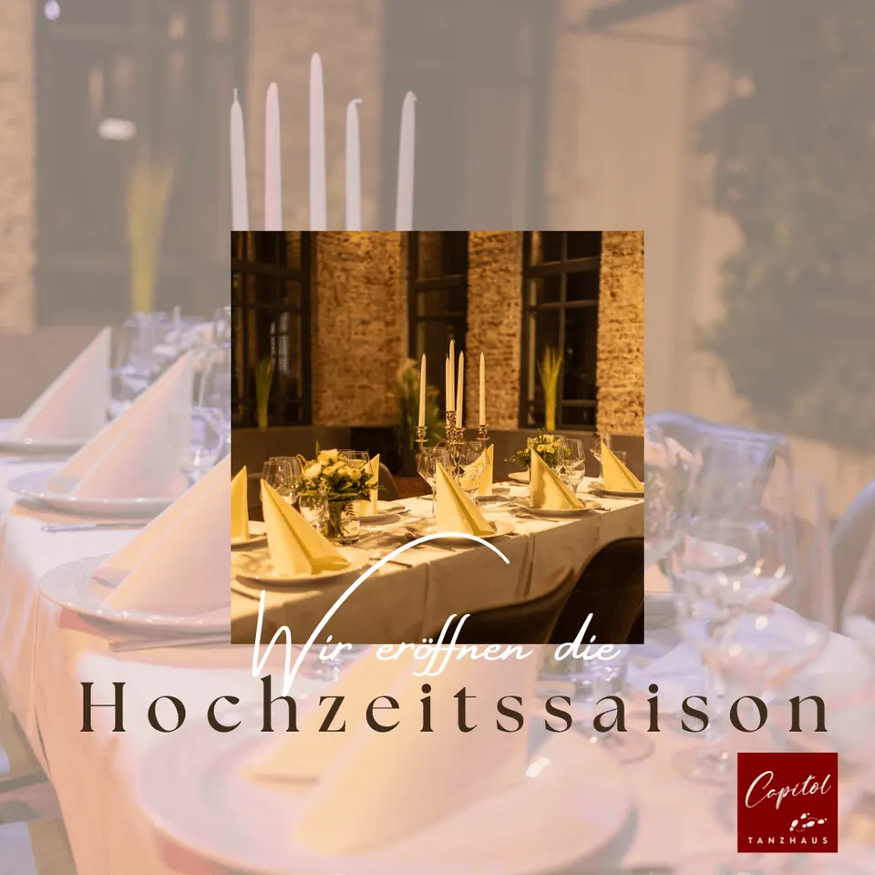 Wir eröffnen die Hochzeitssaison