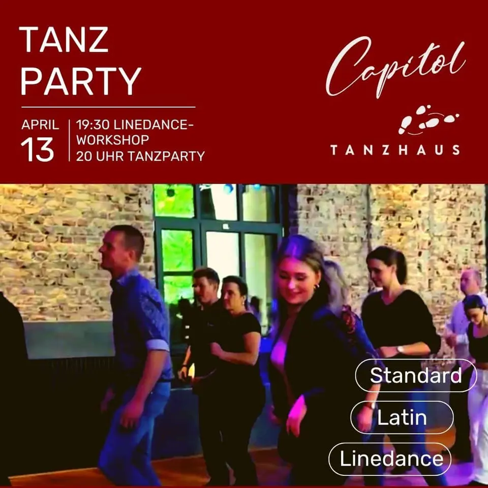 Tanzparty und Linedance-Workshop am 13. April 2024