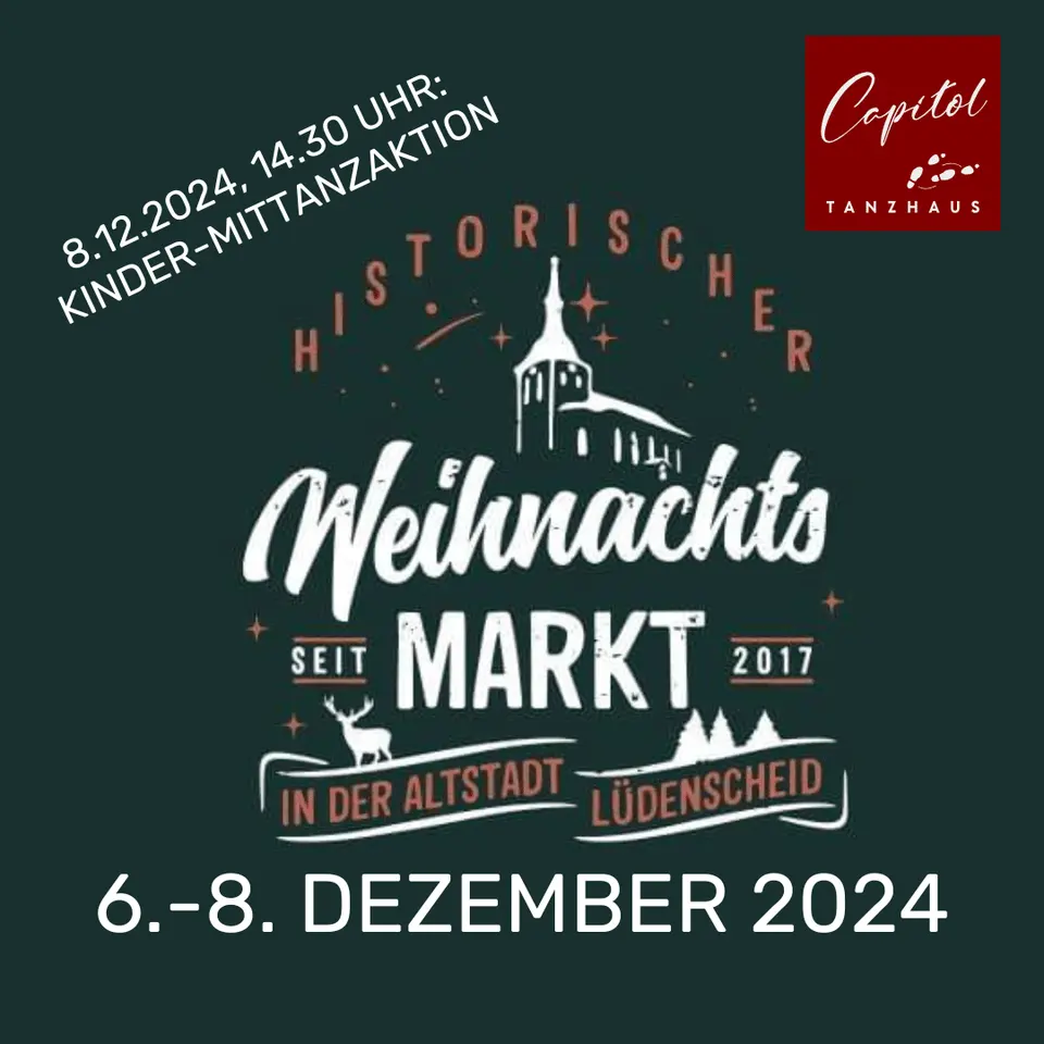 Historischer Weihnachtsmarkt in der Lüdenscheider Altstadt 2024