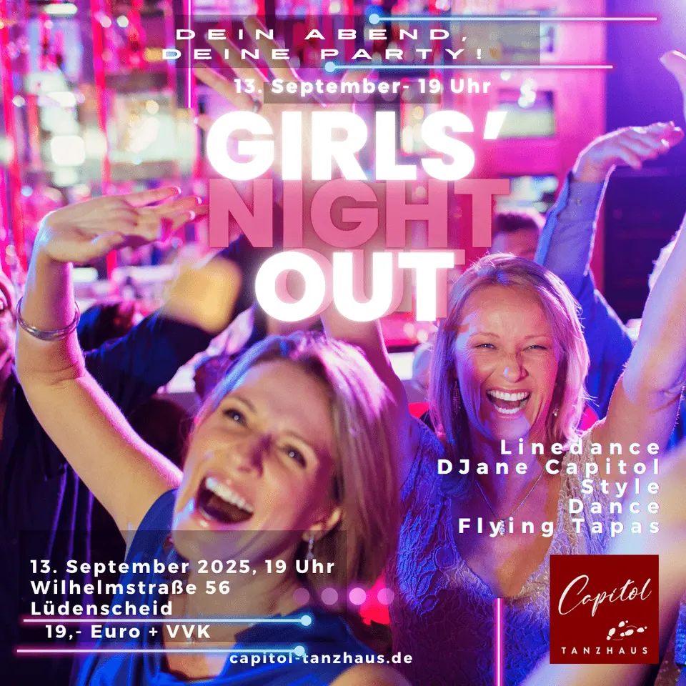 Girls‘ Night Out am 13.9.2025, 19 Uhr