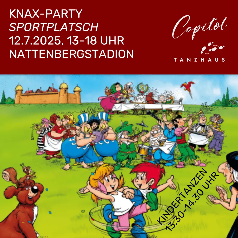 Tanzen bei der KNAX-Party am 12.7.