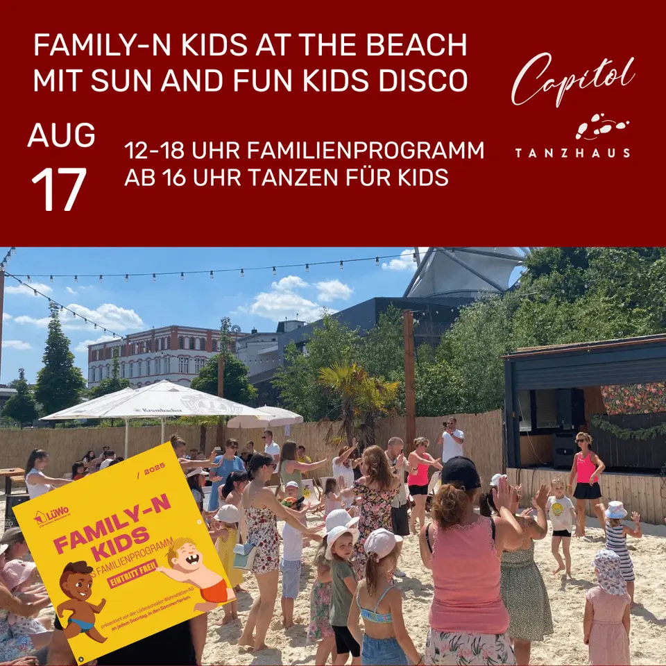 Sun and Fun Kids Disco beim Family-n Kids at the Beach!