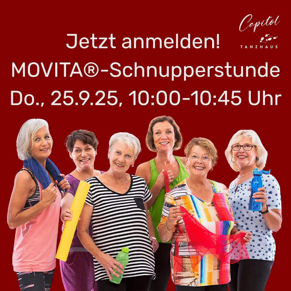 MOVITA®-Schnupperstunde – Do 25.9.25, 10 Uhr