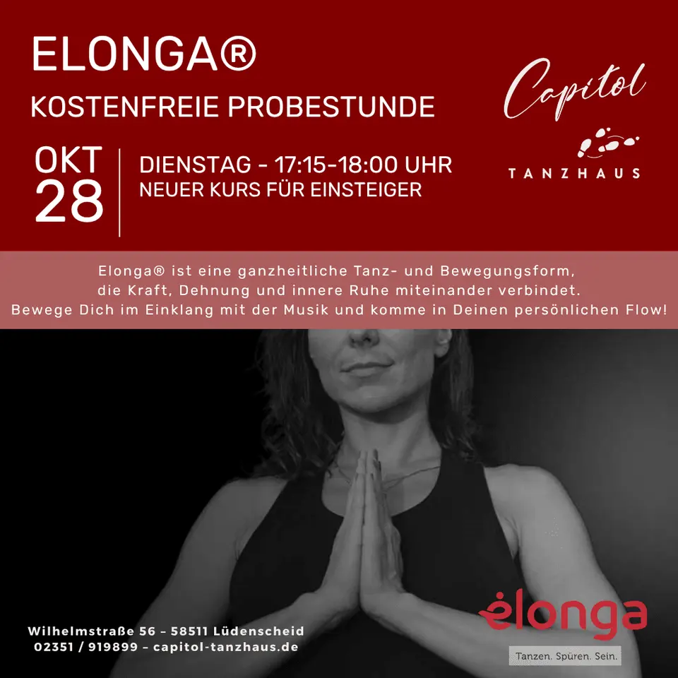 Elonga® Probestunde – 28.10.