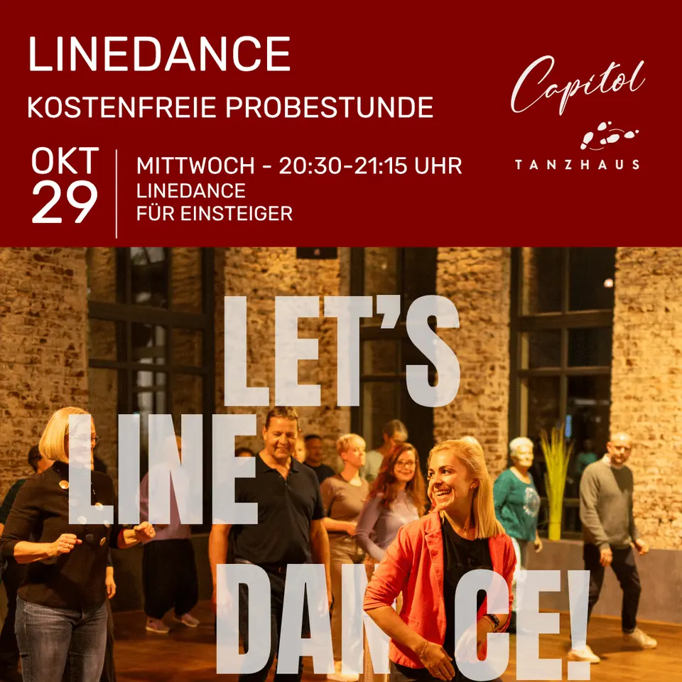 Line Dance – 29.10., 20:30 Uhr