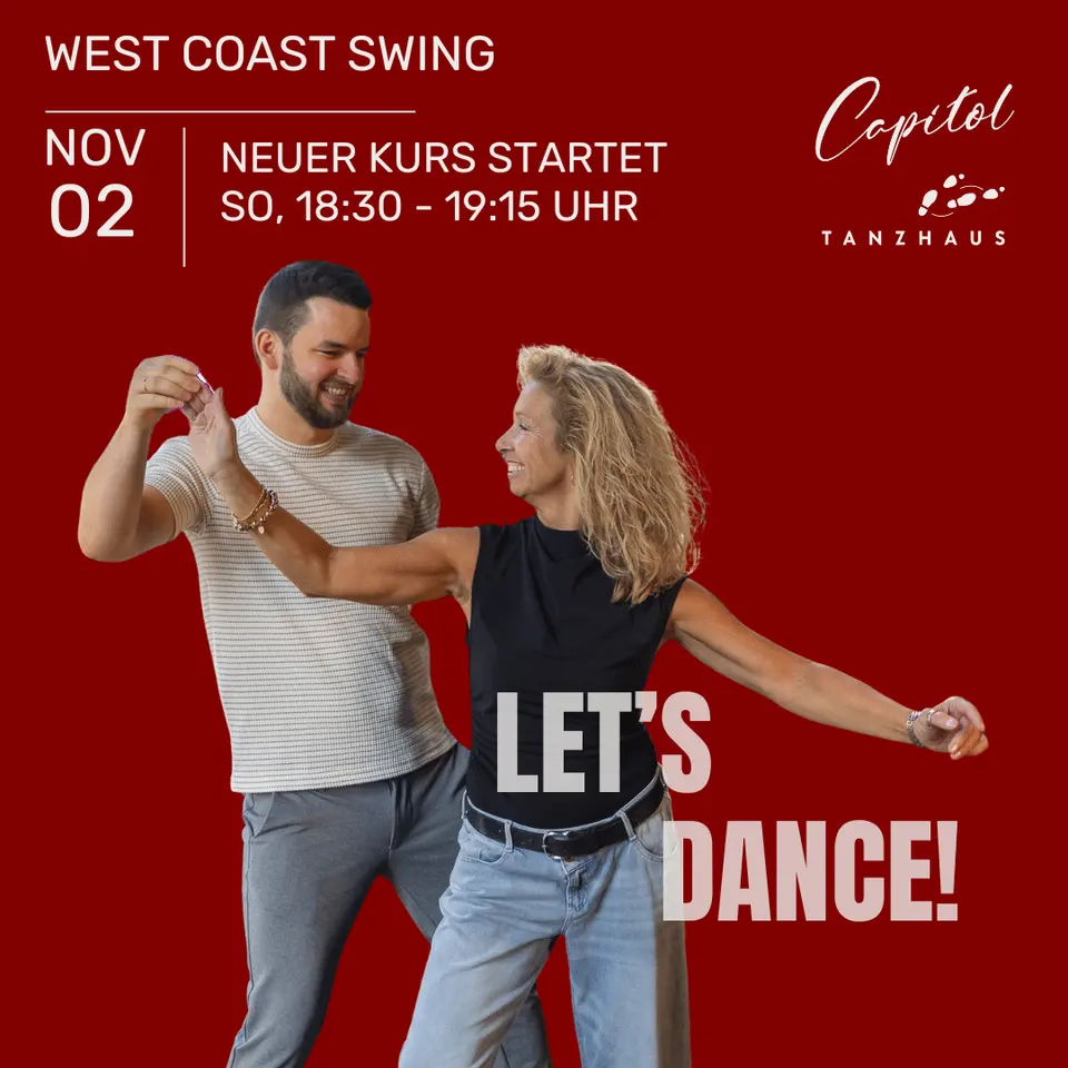 Kursstart West Coast Swing – So, 2.11.