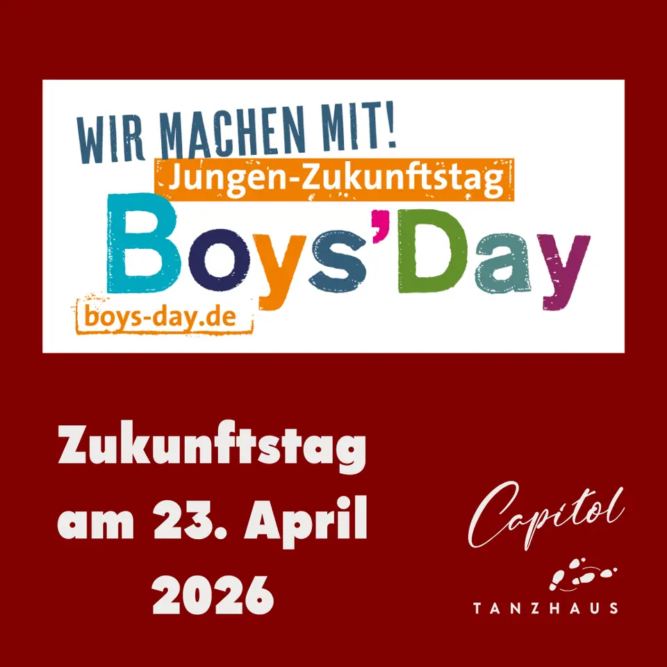 Zukunftstag im Capitol Tanzhaus – 23.4.26