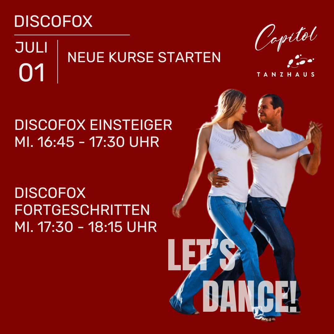 Neue Discofox-Kurse starten im Juli