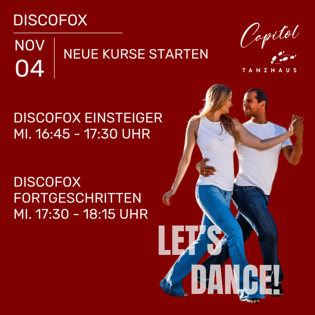 Neue Discofox-Kurse am Mittwoch starten