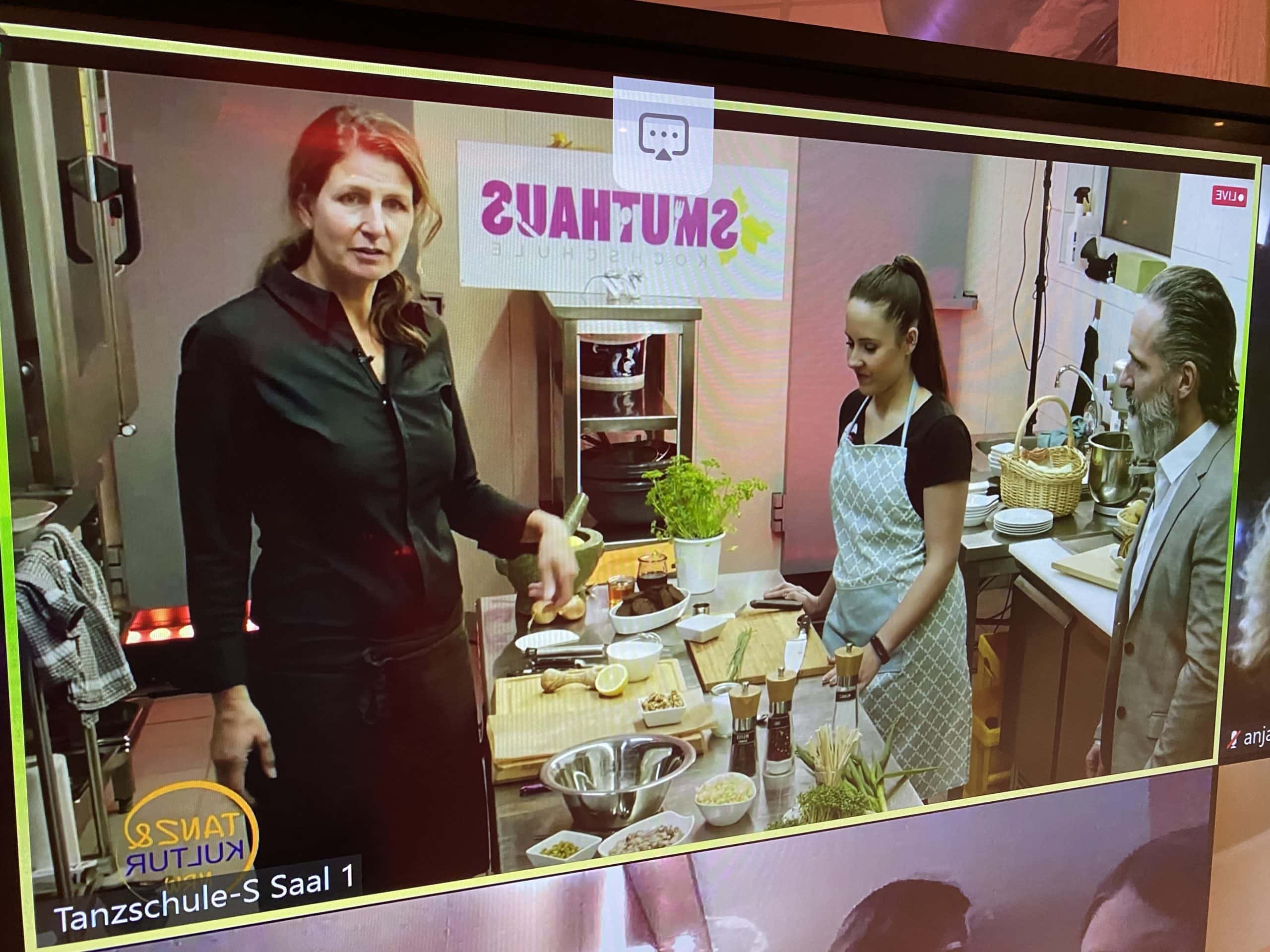 Live-Cooking mit der Tanzschule und dem TanzKultur-Projekt