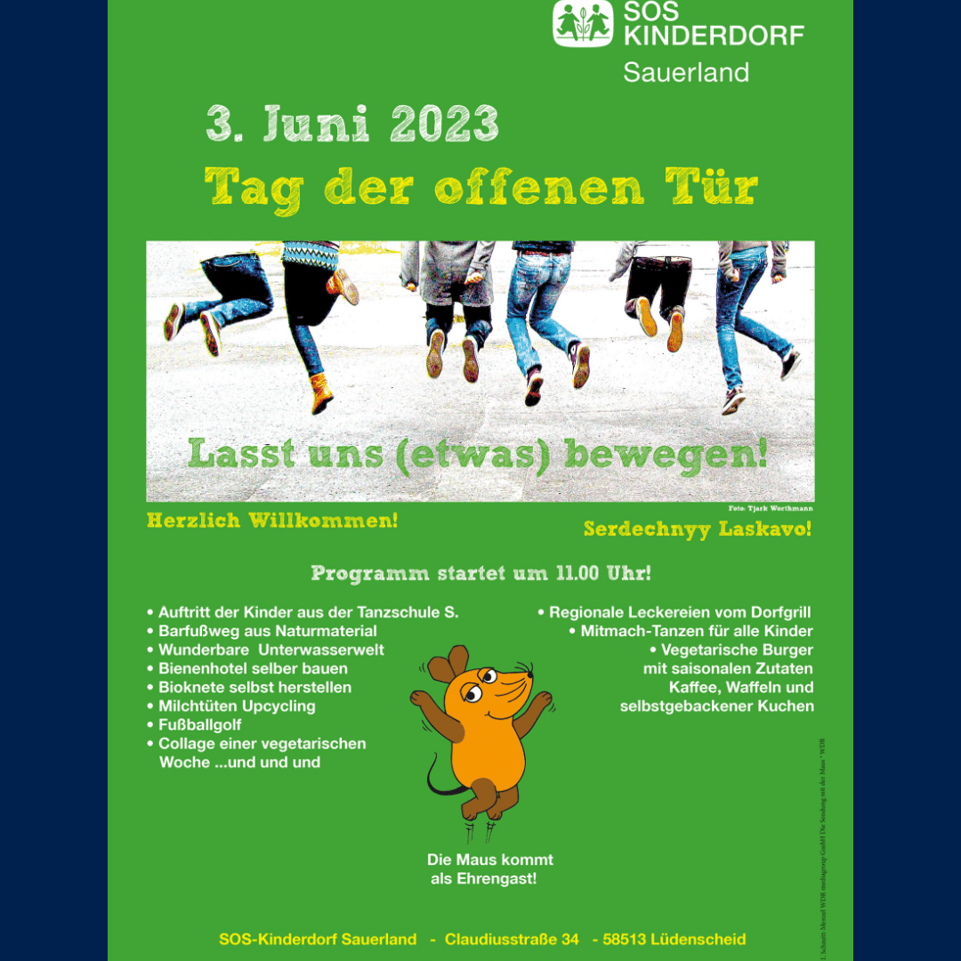 Auftritt beim SOS-Kinderdorf