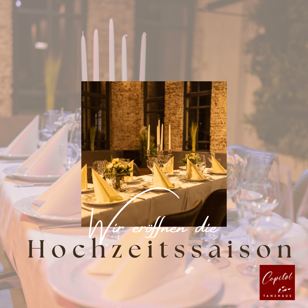 Wir eröffnen die Hochzeitssaison