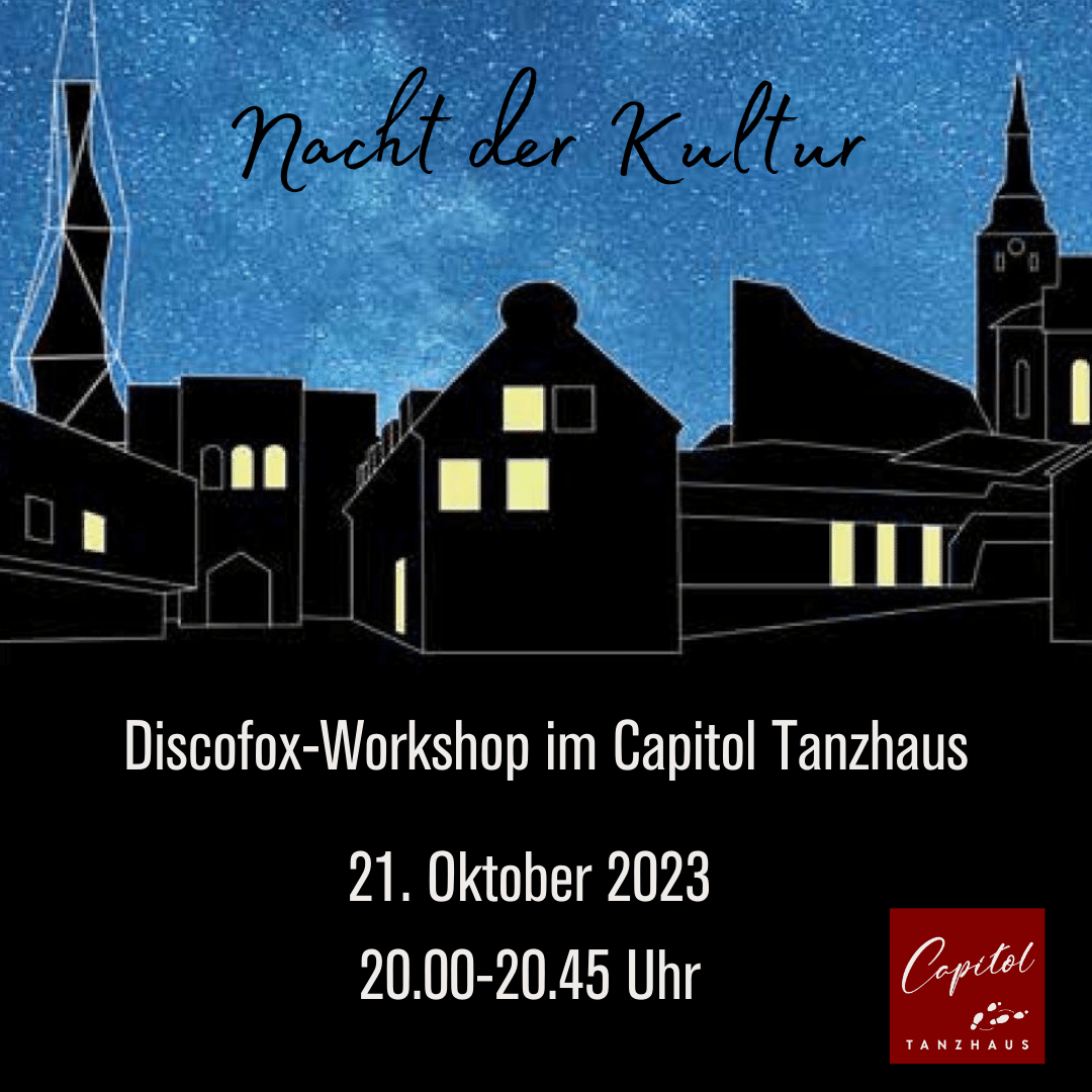 Discofox-Workshop am 21.10.2023 um 20 Uhr