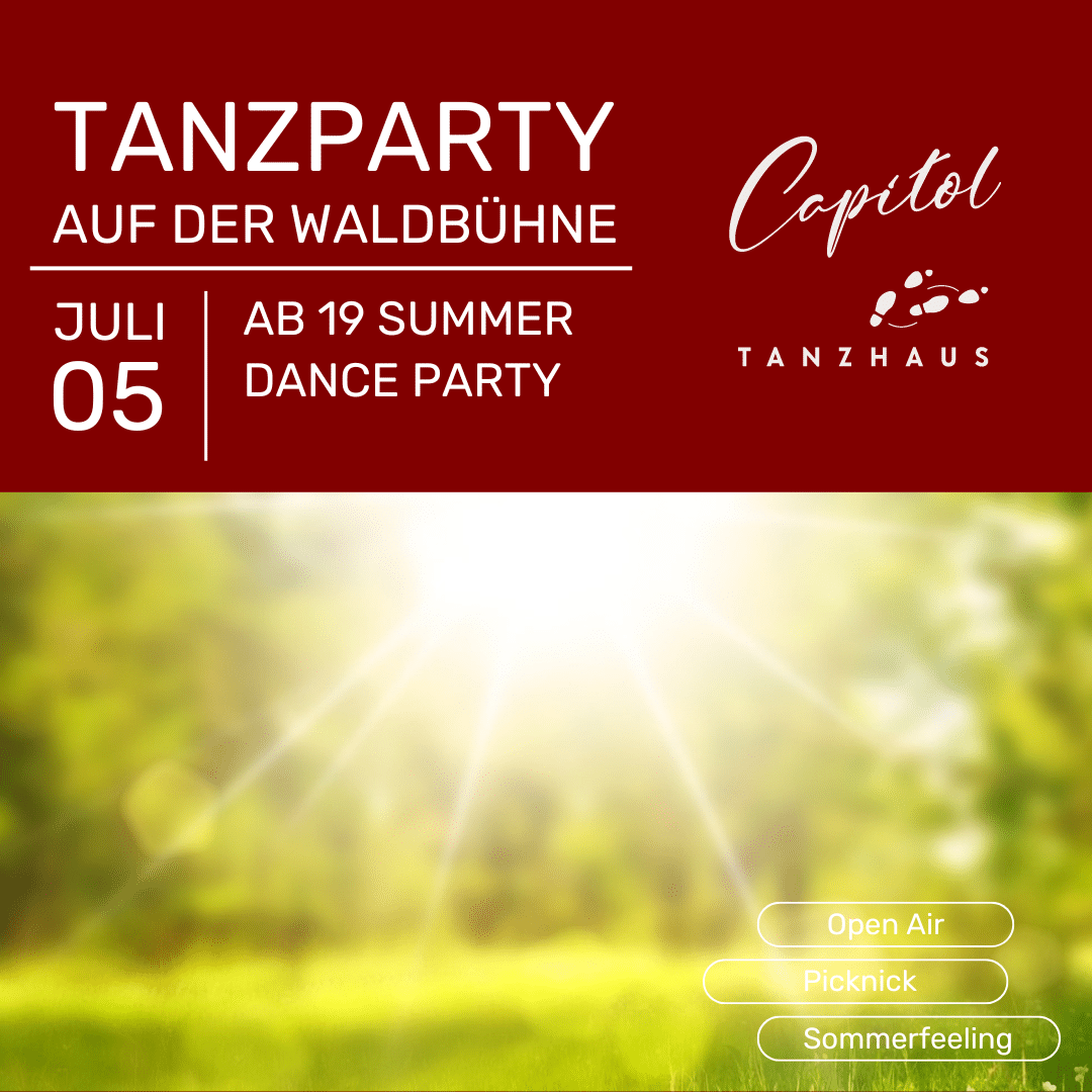 Summer-Dance! Tanzparty auf der Waldbühne