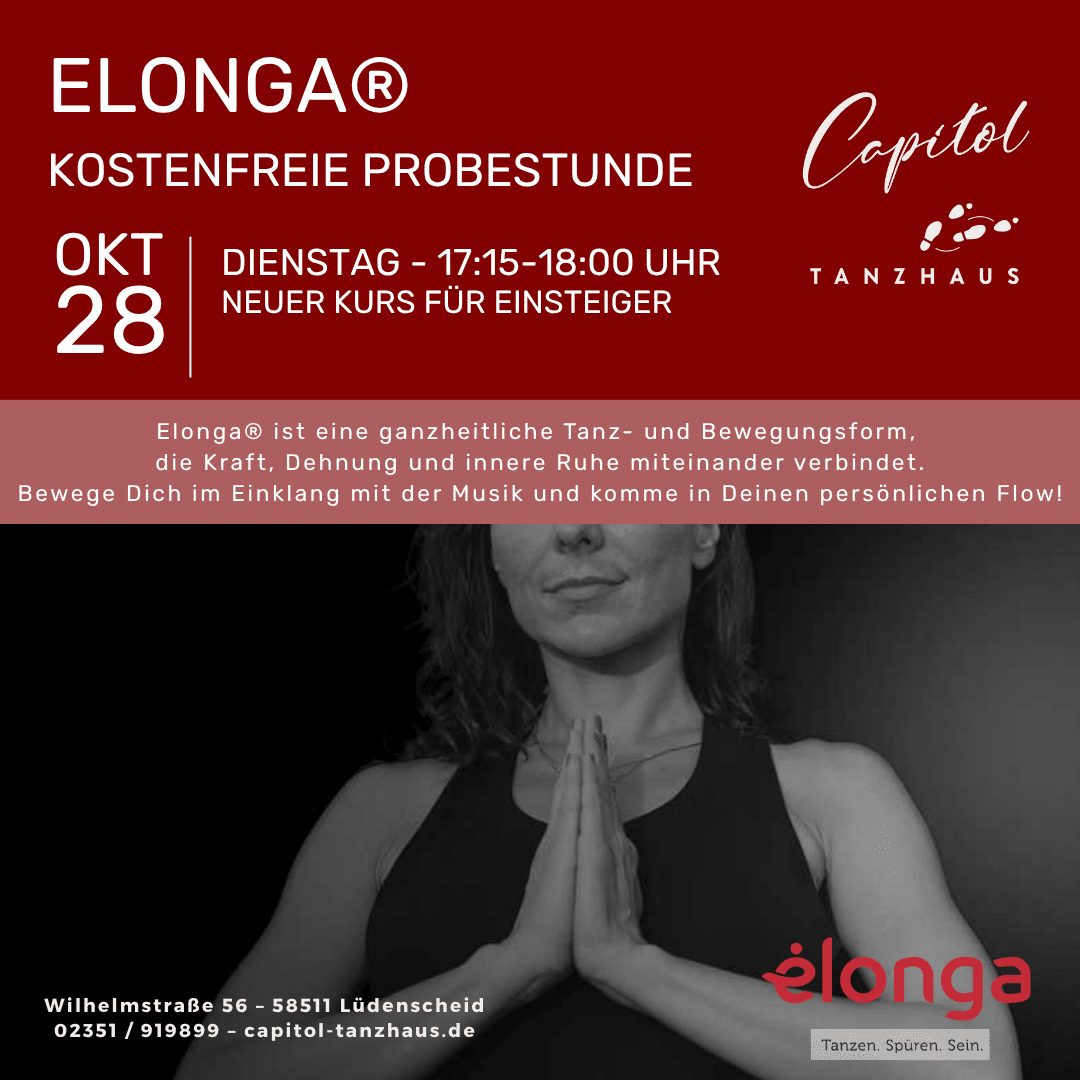 Elonga® Probestunde – 28.10.